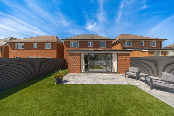Rear garden at Lambert Meadow, Tyldesley M29 8SJ